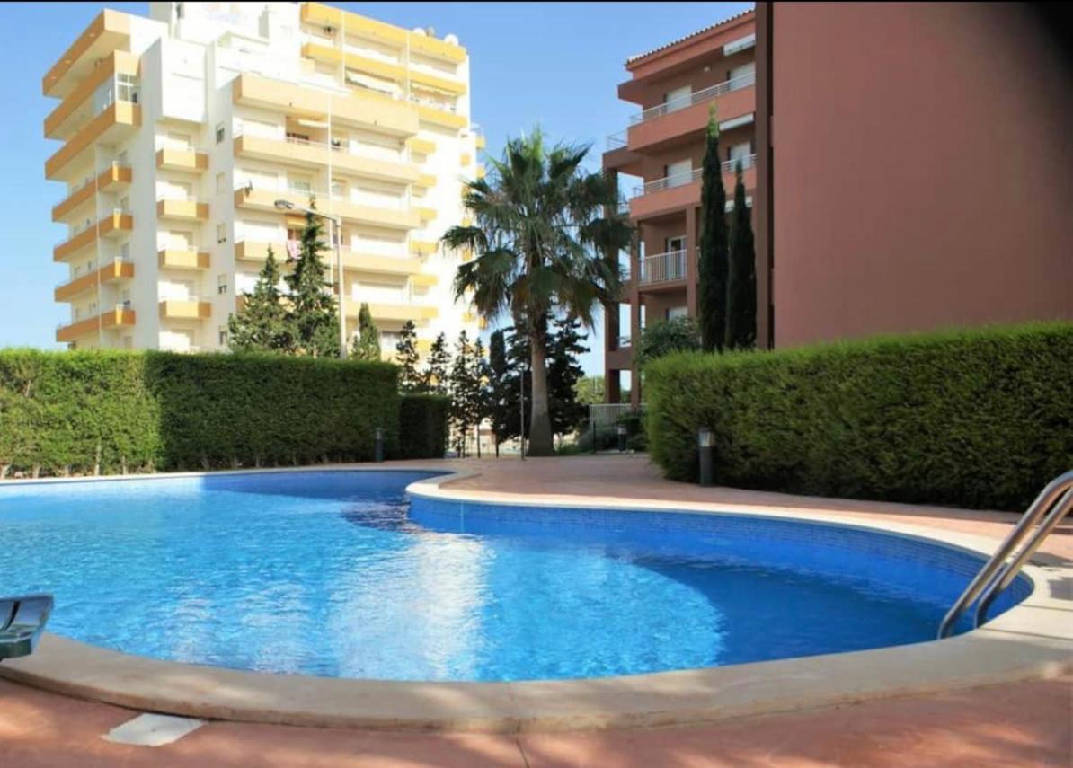 Beach & Sea Apt, Fast Wifi, Airco, Private Parking And Pool Портиман Экстерьер фото